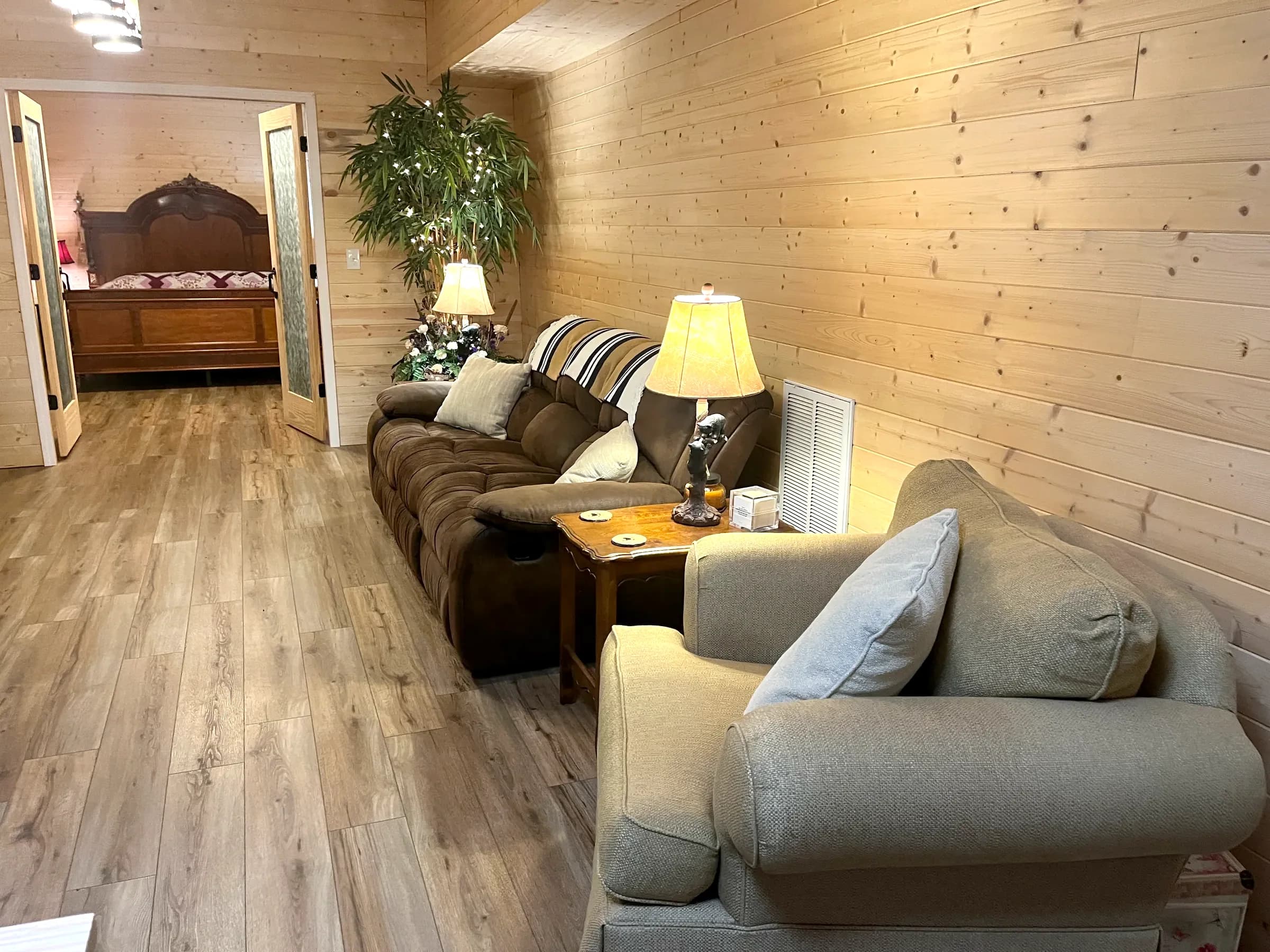 Great room looking toward the master suite